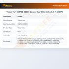Vulcan Hart 856720-00006 Steamer Dual Water Valve 4.8 - 1.35 GPM