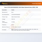 Bunn 27370.000700000001 120V Water Solenoid Valve, 60HZ, 12W