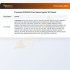 Frymaster 8260981 Fryer Natural Igniter W/ Gasket