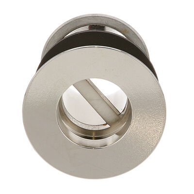 Standard Keil 1816-1812-1368 Nickel-Plated Brass Sink Drain with Flange, 1-1/2" NPS