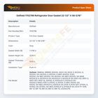 Delfield 1702796 Refrigerator Door Gasket 22-1/2" X 58-5/16"