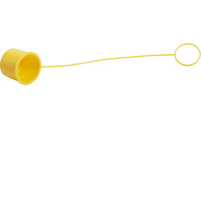 Bradley 107-371 6" OD Yellow Plastic Dust Cap