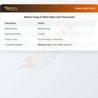 Market Forge 8-6553 High-Limit Thermostat