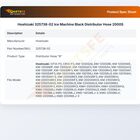 Hoshizaki 325738-02 Ice Machine Black Distributor Hose 2000S