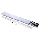 Kason KAS401SA6063884F Lightweight Aluminum Easimount Strip Curtain, 34" Opening