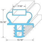Delfield 1701186 Gray Door Gasket, 23 7/8" X 29 7/8"
