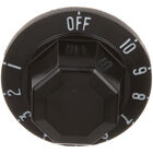 Market Forge 97-5013 Black Indicator Knob Printed White Number with OFF-1-10