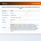 Traulsen 324-60011-00 Air and Water Contactor Control Relay, 110/120 Volt, 30 Amp