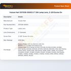 Vulcan Hart 357036-00003 3" DIA Lamp Lens, 2-3/8 Screw On