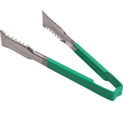 Edlund 32013 Versagrip Tongs , 9.5",Grn HDl