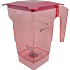 Blendtec 100367 Jar 4-Sided,Red,W/Lid,75  OZ
