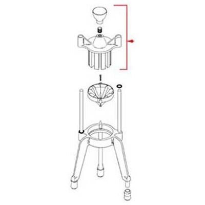 Vollrath 316 Head W/Knob 6 Section