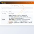 Traulsen 28583 Hinge Assembly