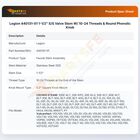 Legion 440131-01 Faucet Valve W/Phenolic Knob Round 1-1/2" Stem 10-24 Thread SS