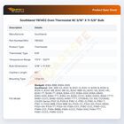 Southbend 1161452 Range Thermostat W/Dial 3/16" X 11-5/8" KXP
