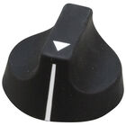 Alto-Shaam ALTKN26568 Thermostat Control Black Indicator  Knob, 1-7/8" DIA, 3/16" D-Stem Flat Down