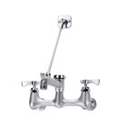 Krowne 16-127 Wall Mount Service Sink Faucet W/Cast Spout 8" Center Royal Series