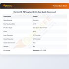 Dormont A-75 Gas Quick Disconnect 3/4" SnapFast