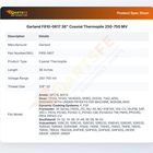 Garland F810-0617 Coaxial Thermopile 250-750mV 36"