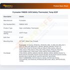 Frymaster FM806-3410 Fryer Safety Thermostat 425&deg;F