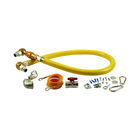 T&S Brass HG4D48SK Gas Connector Hose Kit 3/4" NPT X 48"