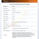 Cres Cor 811-214K Warmer Element 120V 1000W