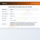 Hobart 856720-4 Dual Water Valve 4.8-1.35 GPM