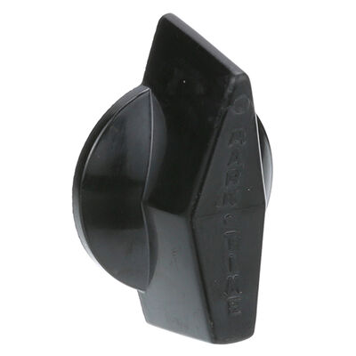 Star Mfg 4714 Black indicator Pointer Knob, 1-3/8" DIA, Mount .125", Double D Position