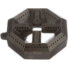 Garland GL222162 Range Gasket Burner Head Iron 5-3/4" DIA 8-Sides 1-Slot 2" Mounting Centers