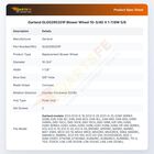 Garland GLG0295201P Blower Wheel 10-3/4" D X 1-7/8" W 5/8"