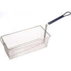 Garland GLF043-1 Twin Fryer Basket 17-1/8" L X 8-1/4" W X 6" H Font Hook Blue Plastic Coated Handle