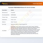 Frymaster FM8100686 Fryer IR Burner 15-1/4" X 8-1/2" Steel