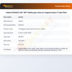 Hobart 920422 K-Type Gas Safety Pilot Valve Body & Magnet Head Assembly 3/8" NPT