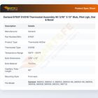 Garland 6792F Thermostat W/Dial 3/16" X 13" D1/D18
