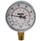 Groen 1594 2-1/2"DIA Dual Scale Vacuum / Pressure Gauge W/ 1/4" Mpt Bottom