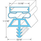 Kolpak 22515-1075 3 Sided Door Gasket For Left Hinged Door, 32-3/8" X 77-1/2"