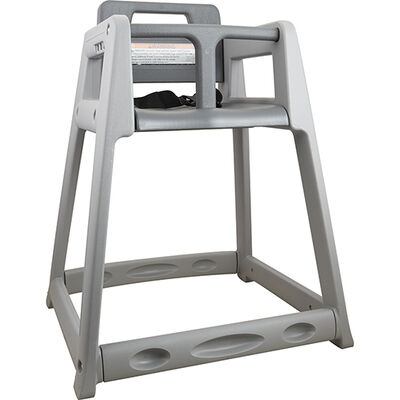 Koala Kare Products KB95001KD High Chair Unassembled Gray Plastic
