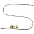 Dormont T3-BZ002-24 3/16" Stainless Steel Flex Tube Kit W/ Breakaway Fitting