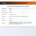 Rational 50.01.050 Tripple Solenoid Valve, 50/60HZ