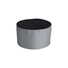 Allpoints 1880SLBK Kng Chef Hat Skull Cap Mesh, Slate