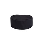 Allpoints 1168BLCK Kng Pill Box Chef Hat Black