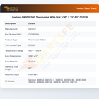 Garland CK1010300 Thermostat W/Dial 3/16" X 13" D1/D18