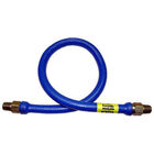 Nieco 9165-A Blue Gas Hose W/Male Swivel Ends Plastic Coated 1/2" MPT X 36"