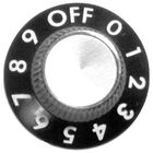 Savory 41053 Knob 1-1/8 D, OFF-0-9