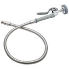 T&S Brass B100 Hose 1/2" Male Inlet Auto Shut-OFF Valve W/Spray Head 44" Flex SS