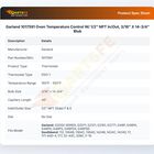 Garland 1017591 Oven Temperature Thermostat Control W/1/2" NPT In/Out 3/16" X 14-3/4"