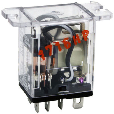 Frymaster FM807-4114 Coil Relay W/ 3/16" Tab Terminals, 24VAC, 15AMP