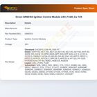 Groen GR85153 Convection Steamer Ignition Control Module 24V F429 CA-145