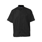 Allpoints 2126BKBK3XL KNG 3XL Chef Shirt Mens, Black SS, Active