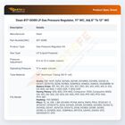 Dean 817-0099 LP Gas Pressure Regulator, 11" WC, Adj 8" To 12" WC